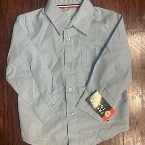 French Toast Blue Button Down Shirt Classic Cotton